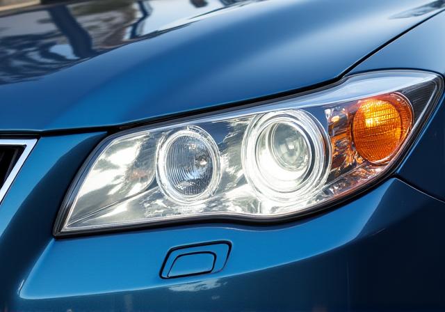 복원 후 투명해진 헤드라이트